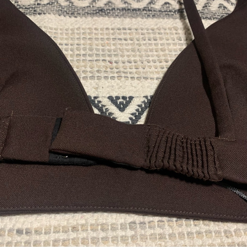 ZARA NWT Brown bra top Large - Picture 15 of 16